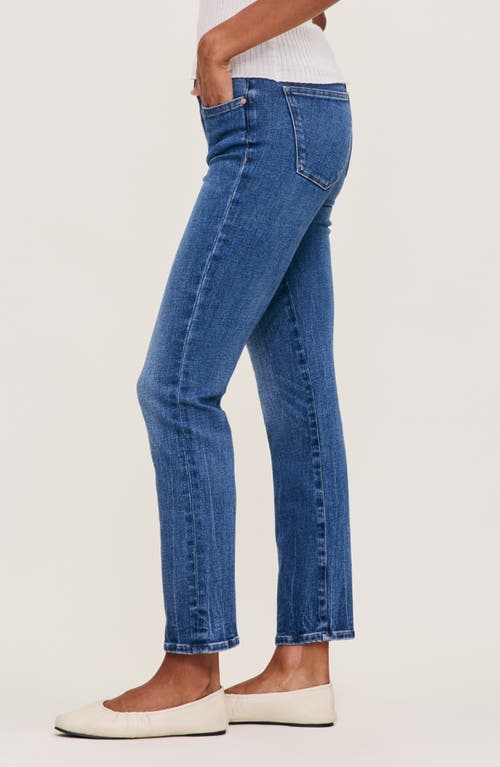 Shop Dl1961 Mara Instasculpt Mid Rise Ankle Straight Leg Jeans In Palm Springs Dl Airbrushed