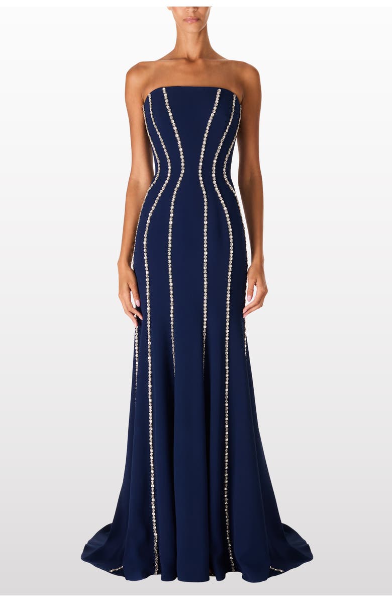 Jenny Packham Dash Gown Dress, Alternate, color, Midnight Kiss