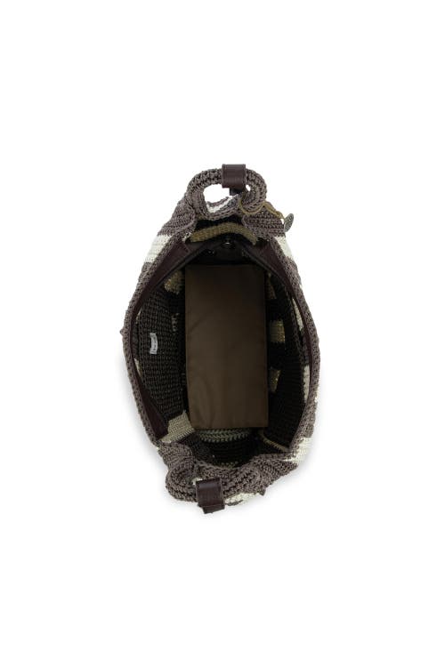 The Sak Los Feliz Crossbody Bag In Mushroom Stripe