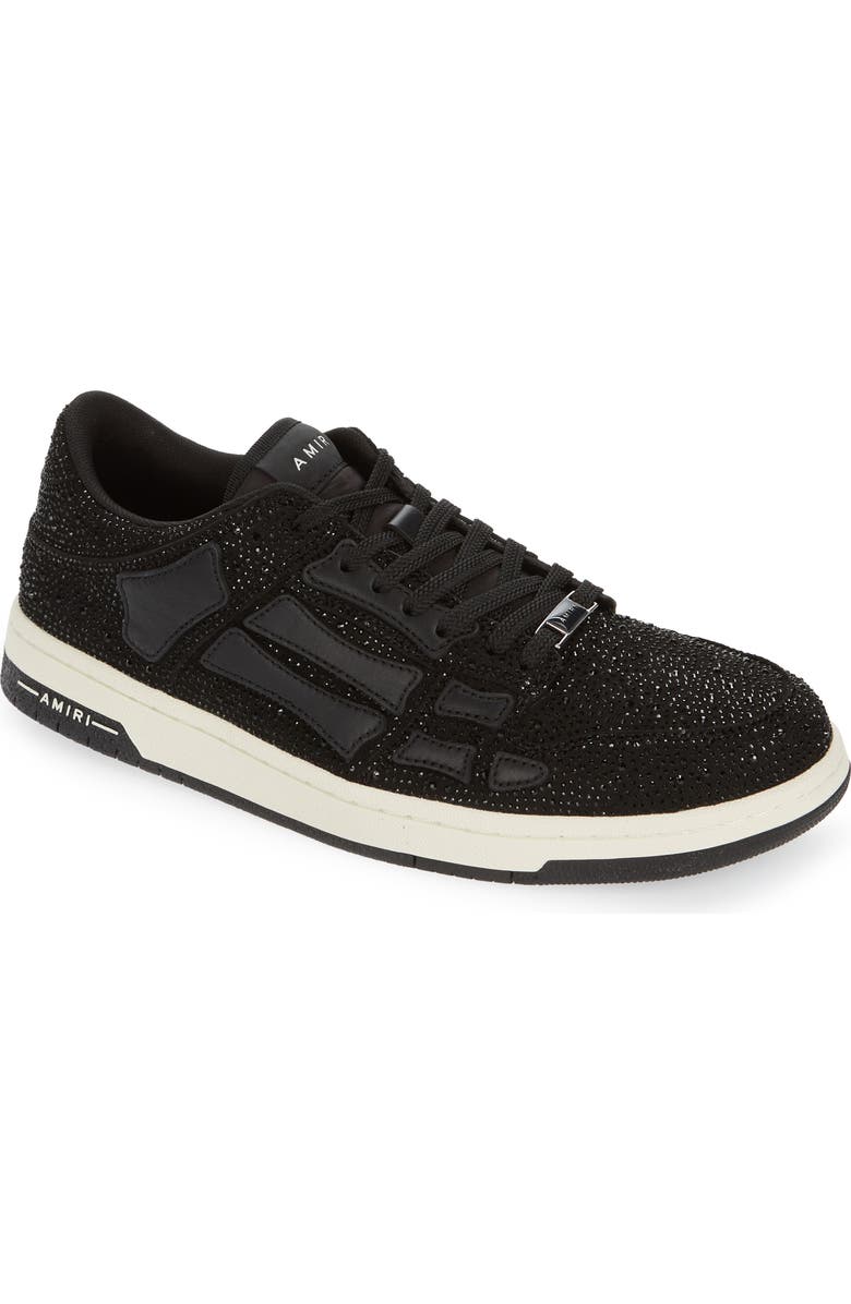 AMIRI Skeleton Crystal Low Top Sneaker, Main, color,