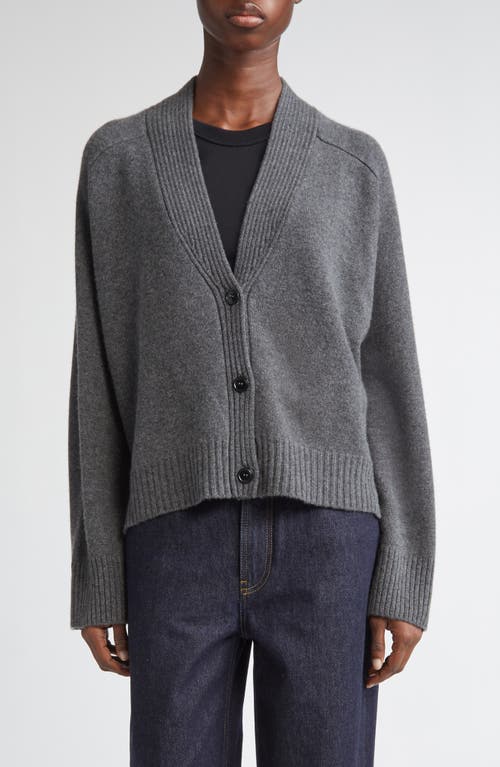 Loulou De Saison Button-front Cashmere Cardigan In Gray