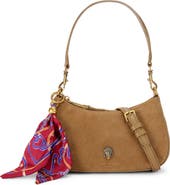 Kurt Geiger London Sloane Suede Hobo Crossbody Bag
