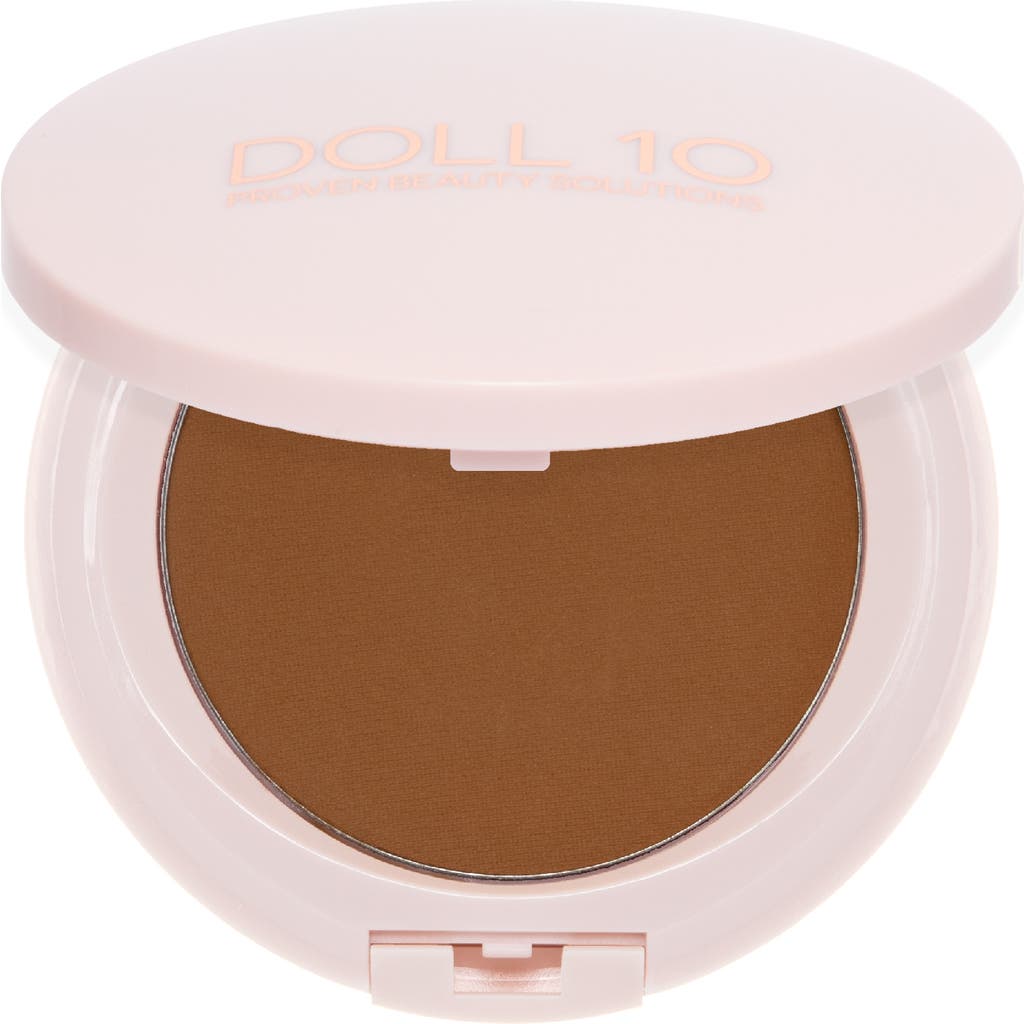 Doll 10 Beauty Tce Super Coverage Talc-free Serum Powder With Ceramides In Deep