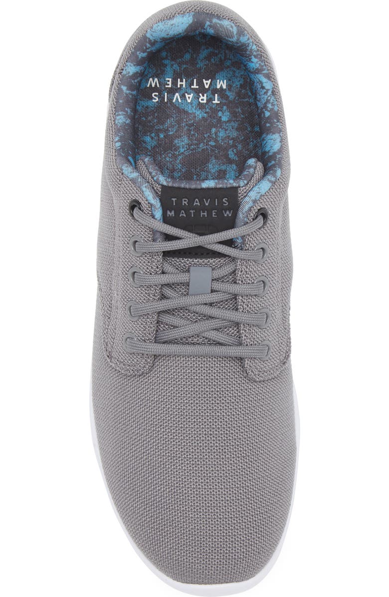 TravisMathew The Daily II Knit Sneaker, Alternate, color, Quiet Shade