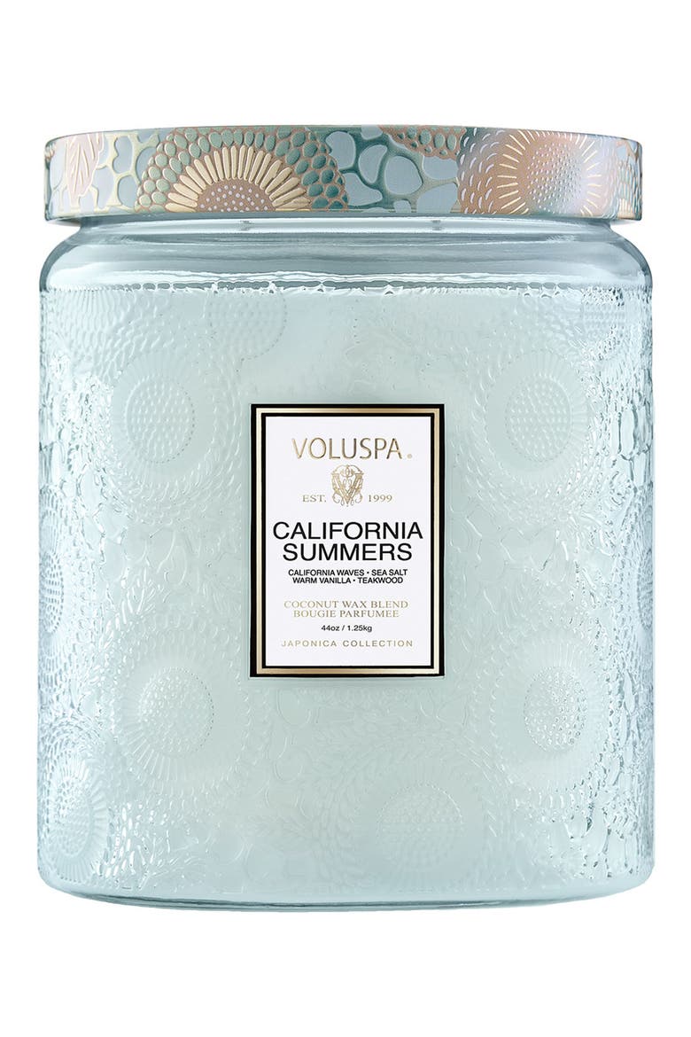 California Summers Luxe Jar Candle (Nordstrom Exclusive), Main, color, LIGHT BLUE