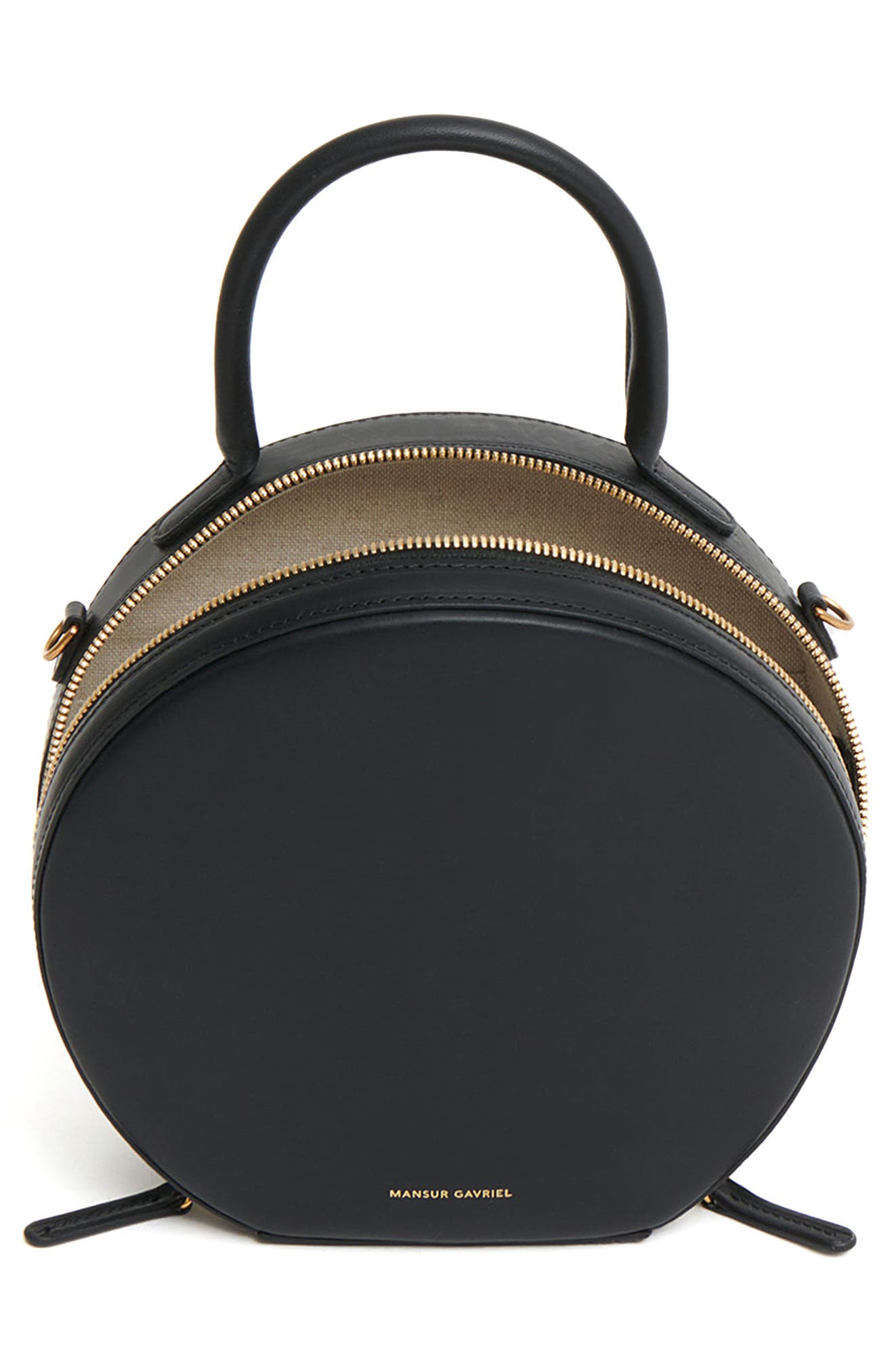 Mansur Gavriel Circle Leather Crossbody Bag, Alternate, color, 