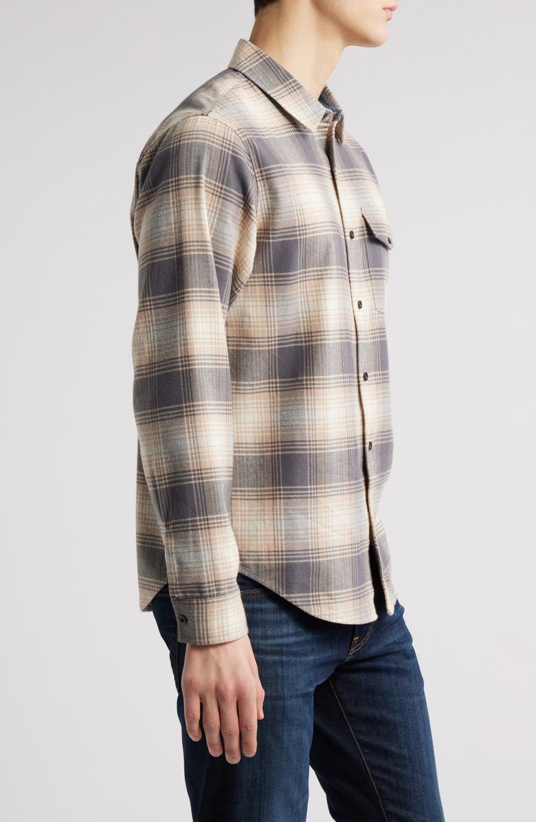 AG Wesley Button-Up Shirt, Alternate, color, Shadow Plaid Dark Grey Multi