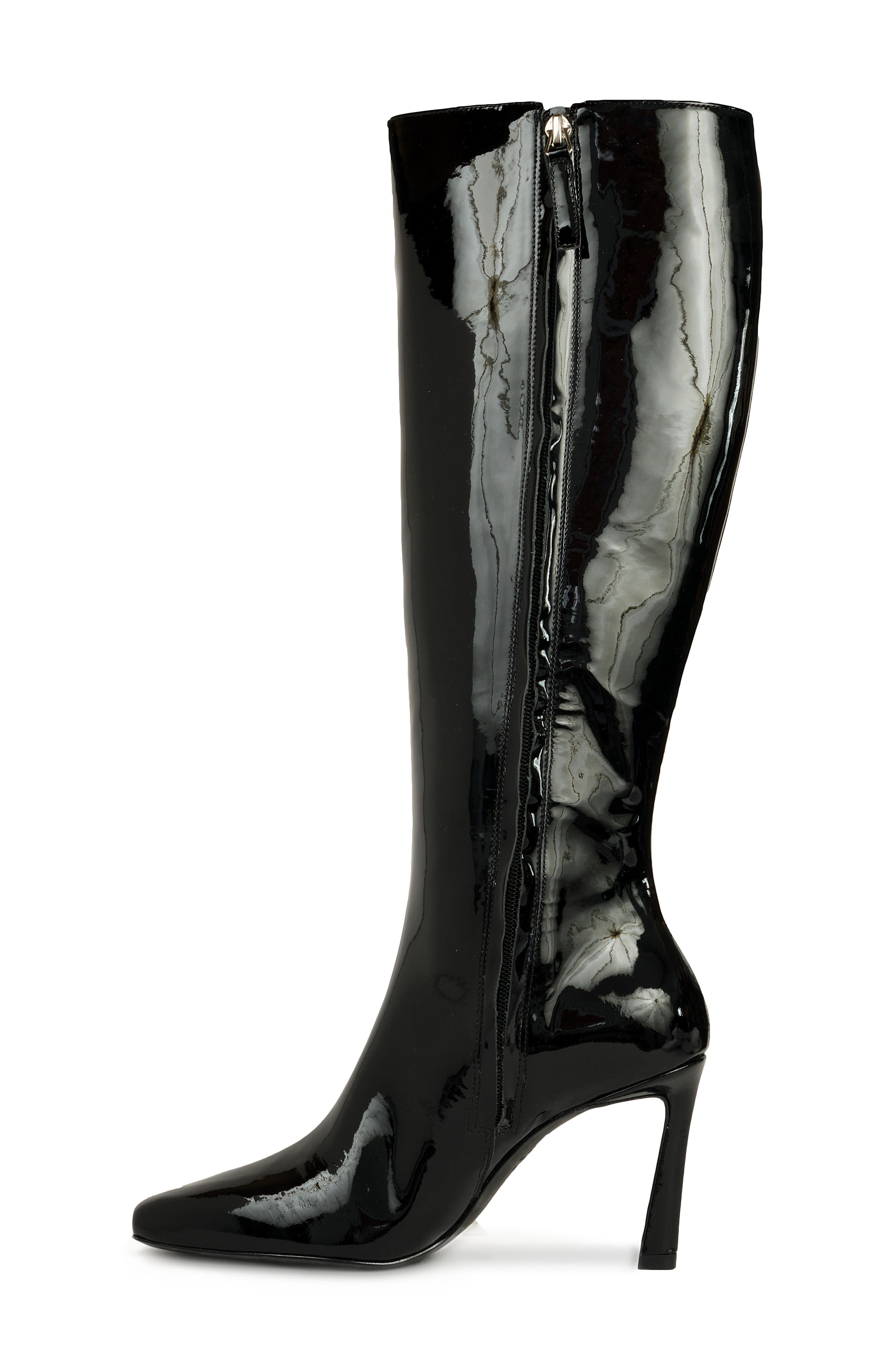 BLACK SUEDE STUDIO Liz Knee High Boot, Alternate, color, 