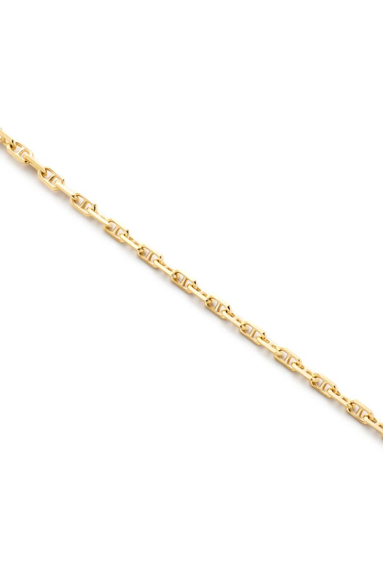 Ana Luisa Solid Yellow Gold - Anchor Chain Bracelet, Alternate, color, 