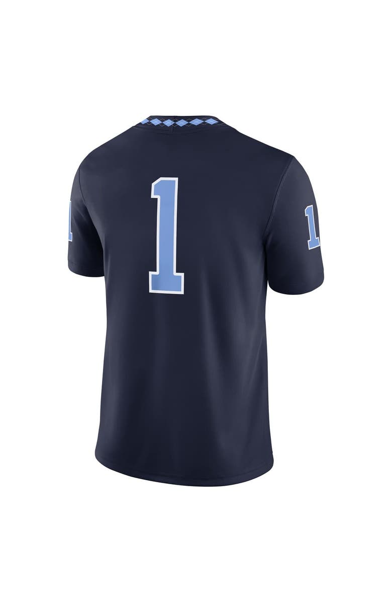 Jordan Brand Men's Jordan Brand #1 Navy North Carolina Tar Heels Alternate Game Jersey, Alternate, color, Navy