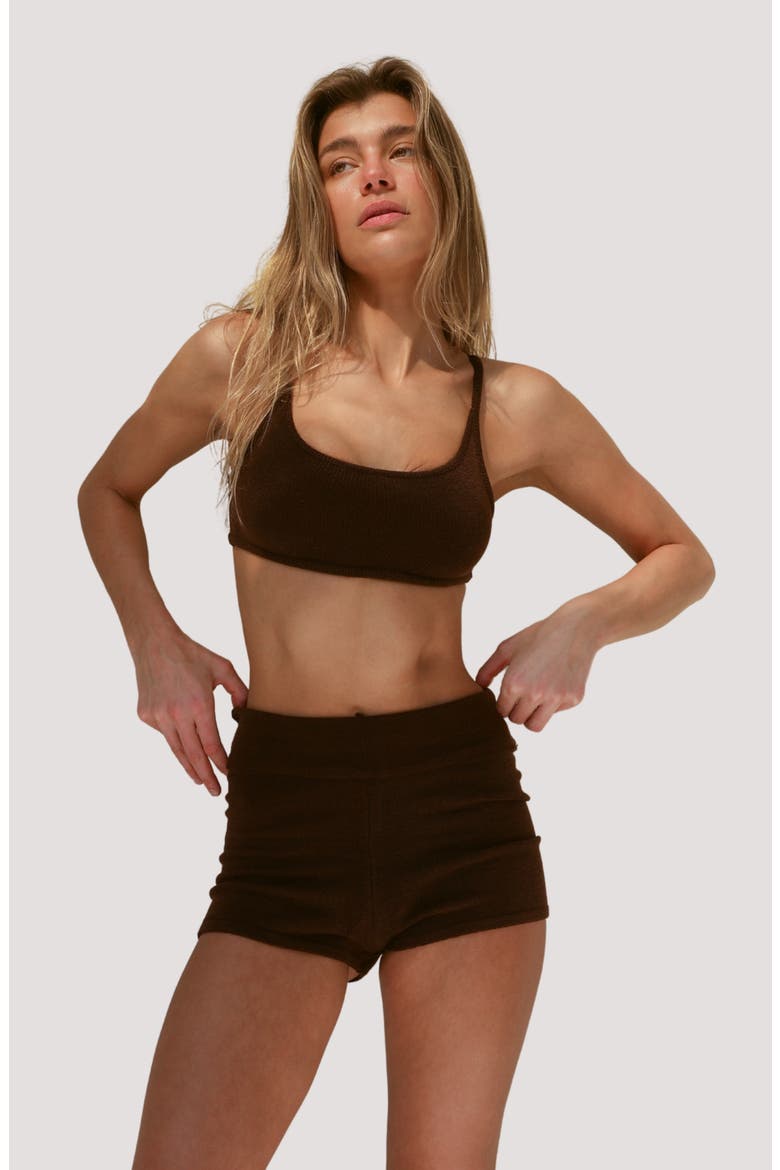 Roma Knit Shorts, Alternate, color, EARTH
