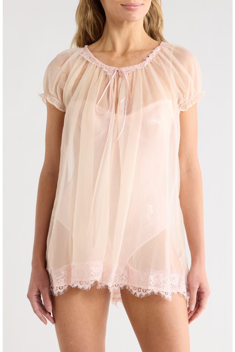 Bali Good Graces Layered Bodysuit, Main, color, PINK