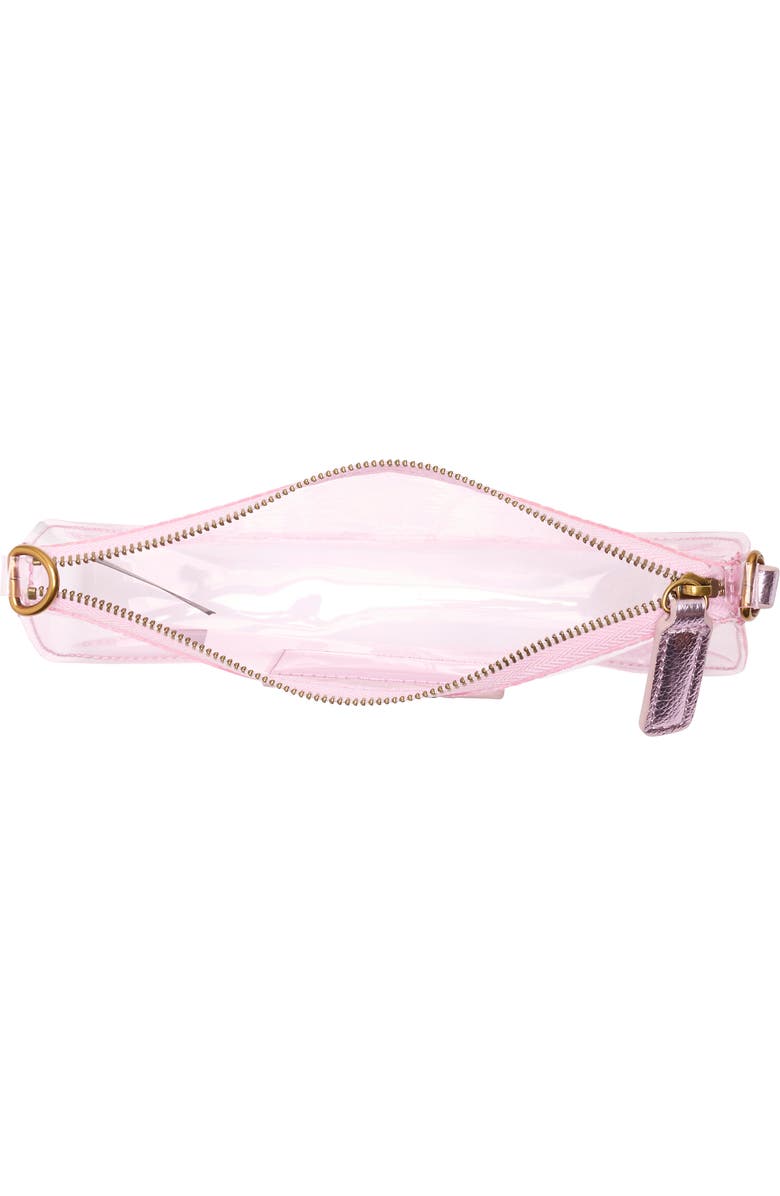 KG Kurt Geiger Highgate Vinyl Wristlet, Alternate, color, Light/ Pastel Pink