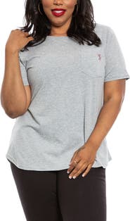 SLINK Jeans Crewneck Pocket T-Shirt