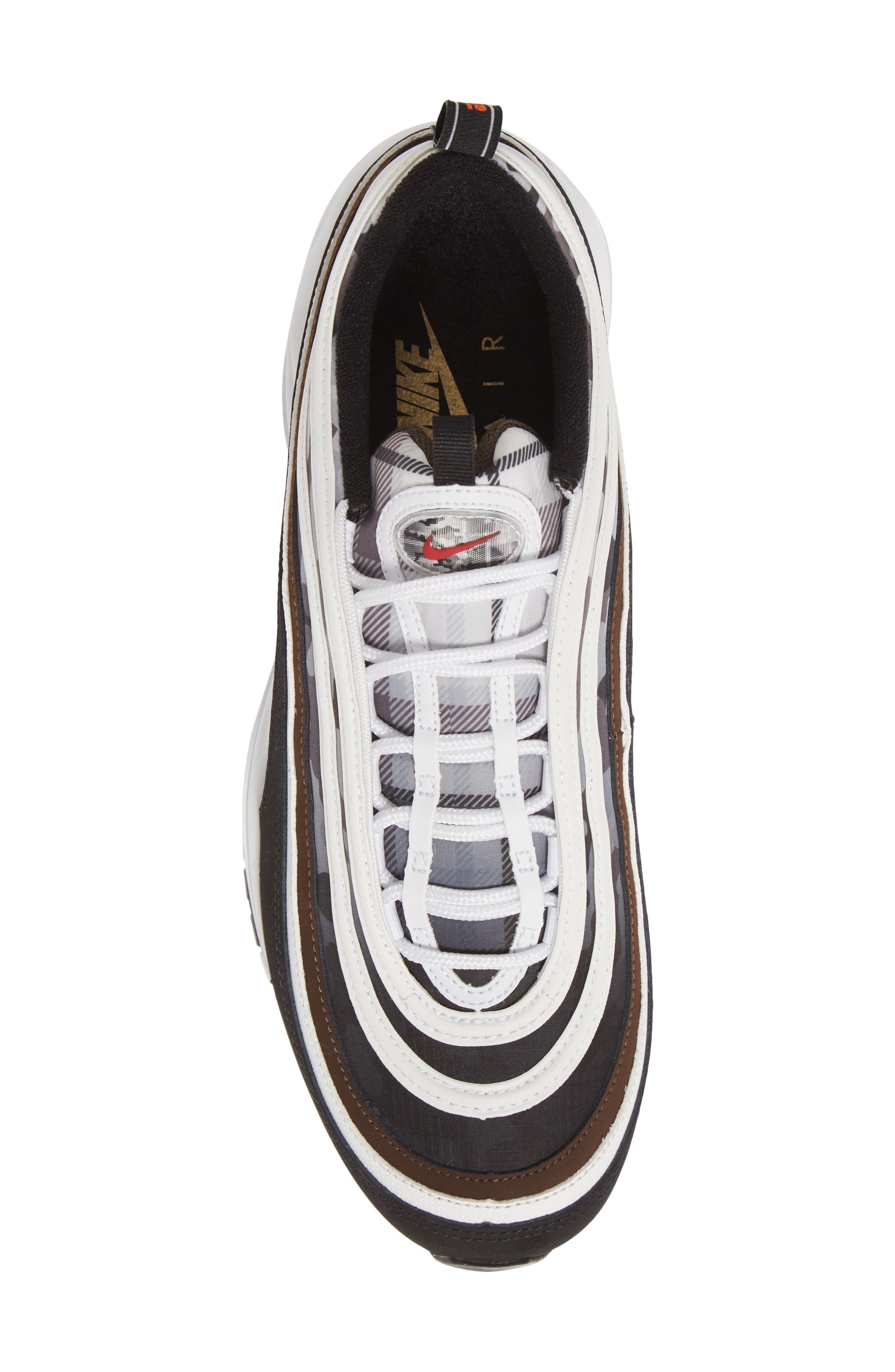 Air Max 97 Sneaker, Alternate, color, WHITE/ BLACK