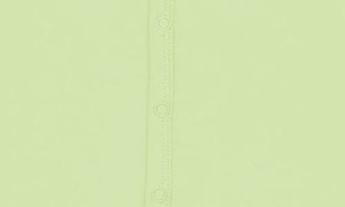 Kyte Baby Pistachio Snap Romper In Green