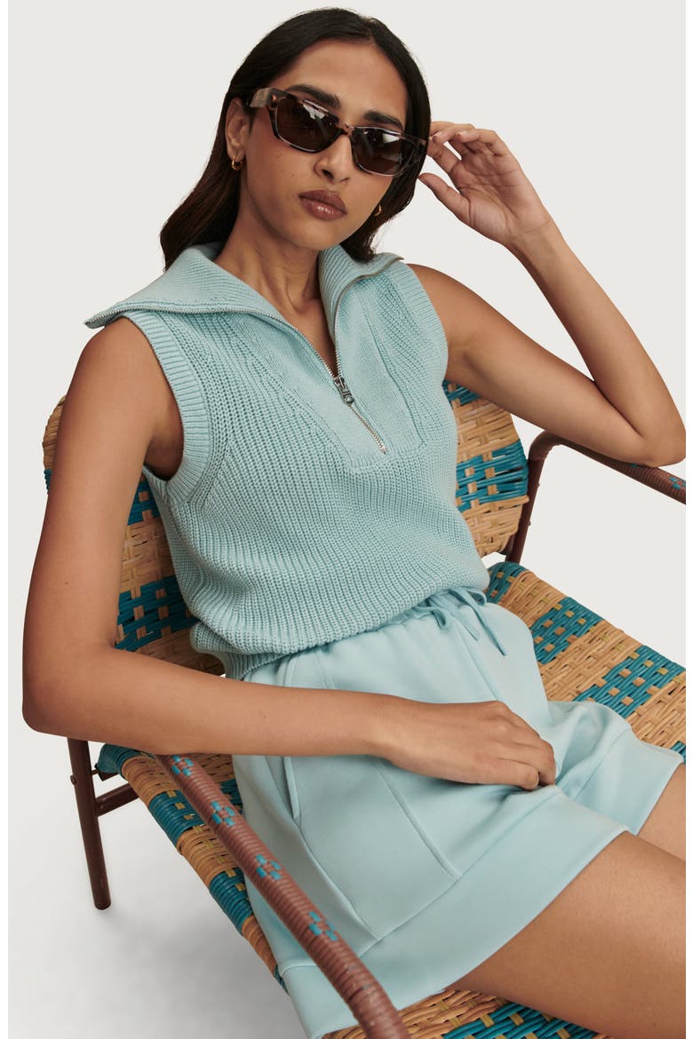 Clifford Half Zip Sleeveless Sweater (Women) | Nordstrom