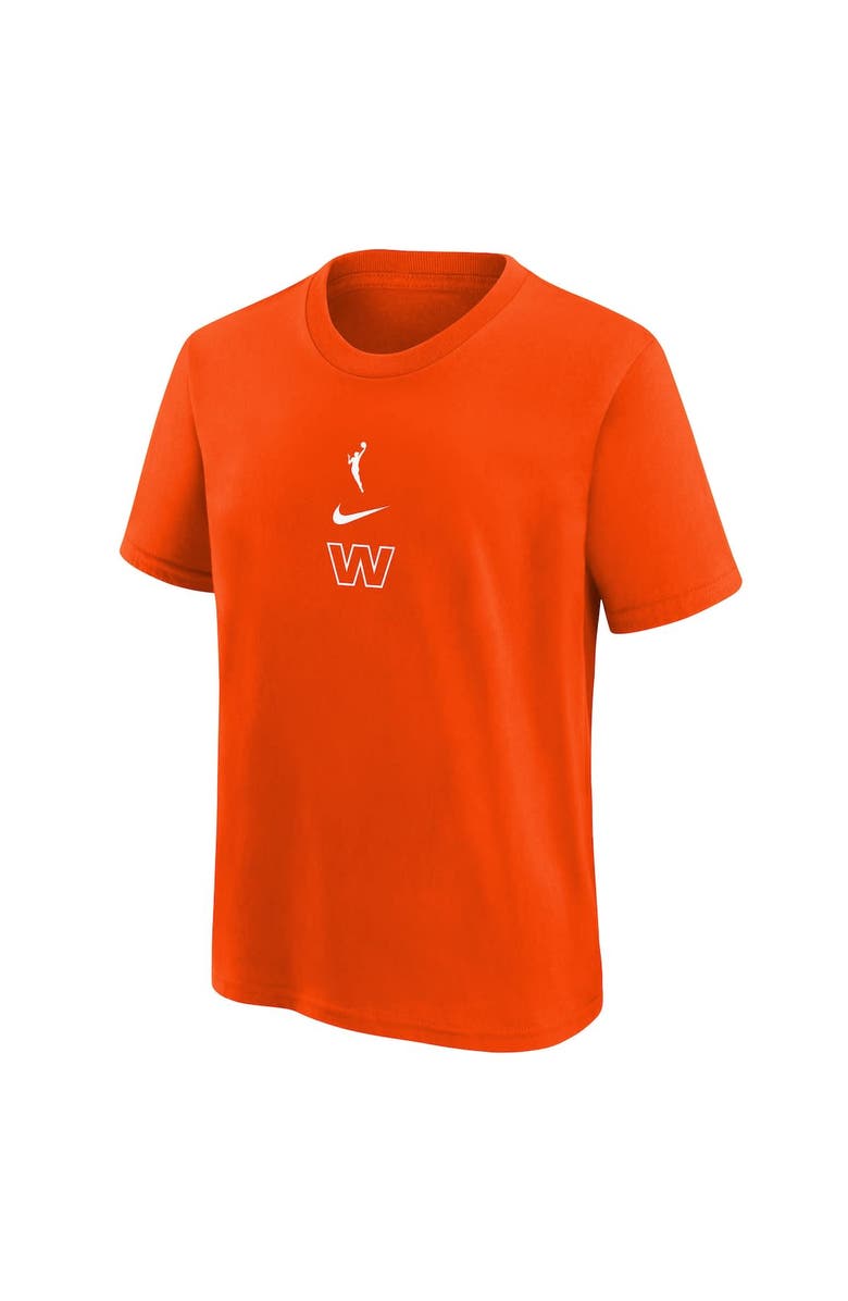 Nike Youth Nike Brilliant Orange WNBA Essential Logo T-Shirt, Alternate, color, Brilliant Orange
