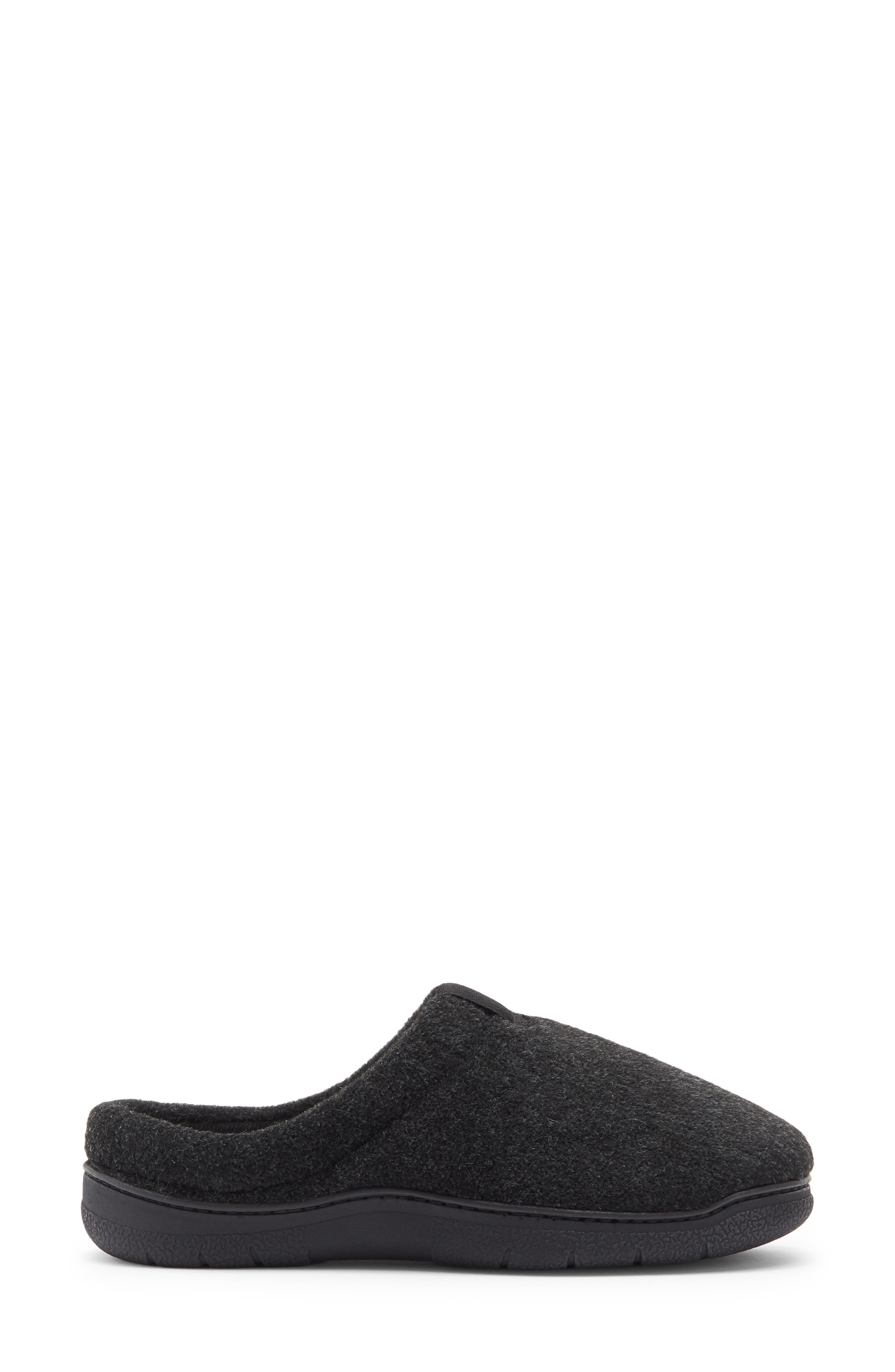 Samson Faux Shearling Lined Clog Slipper, Alternate, color, DARK GREY HEATHER