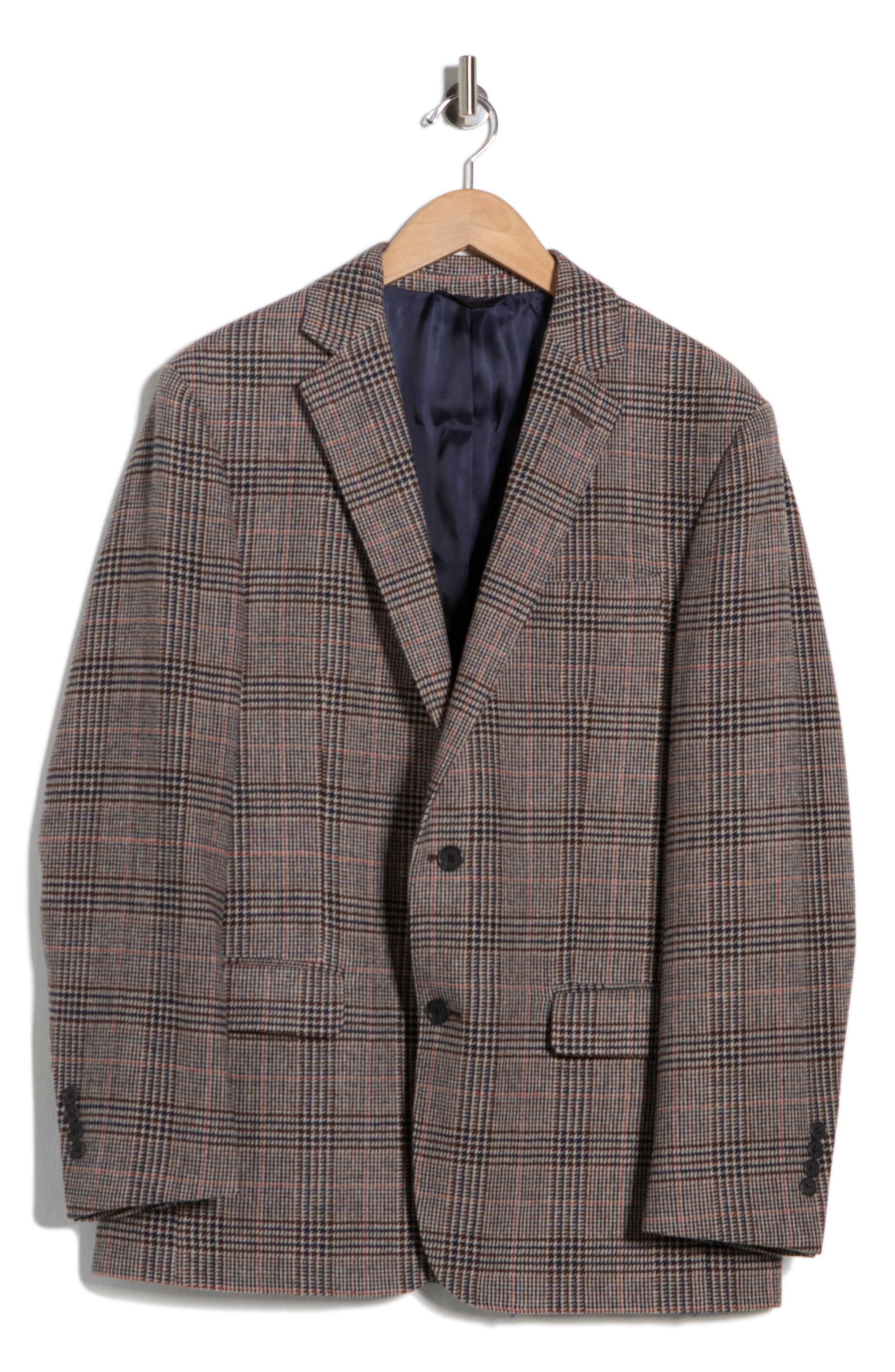 Brooks Brothers Plaid Tweed Wool Blazer