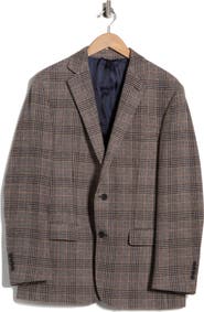 Brooks Brothers Plaid Tweed Wool Blazer