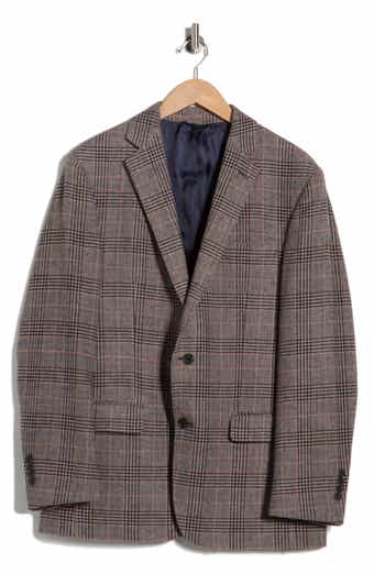 Brooks Brothers Plaid Tweed Wool Blazer