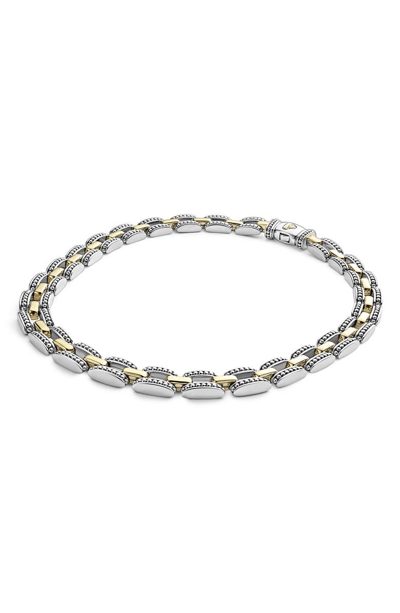 LAGOS High Bar Link Collar Necklace, Alternate, color,