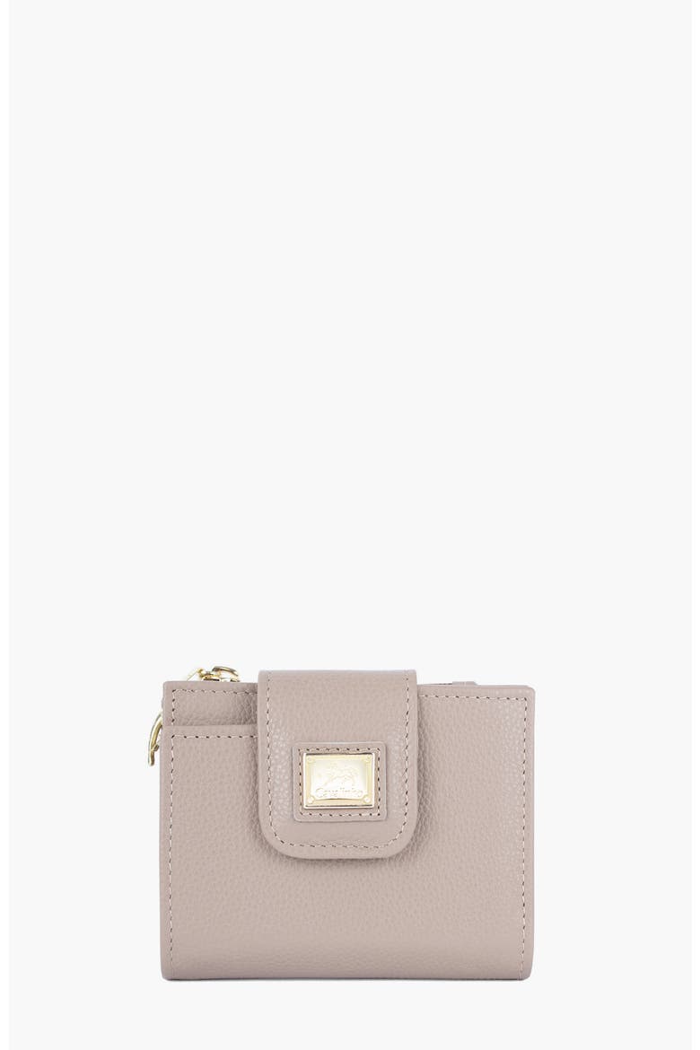 Muse Small Leather Wallet 233, Main, color, Light Sand