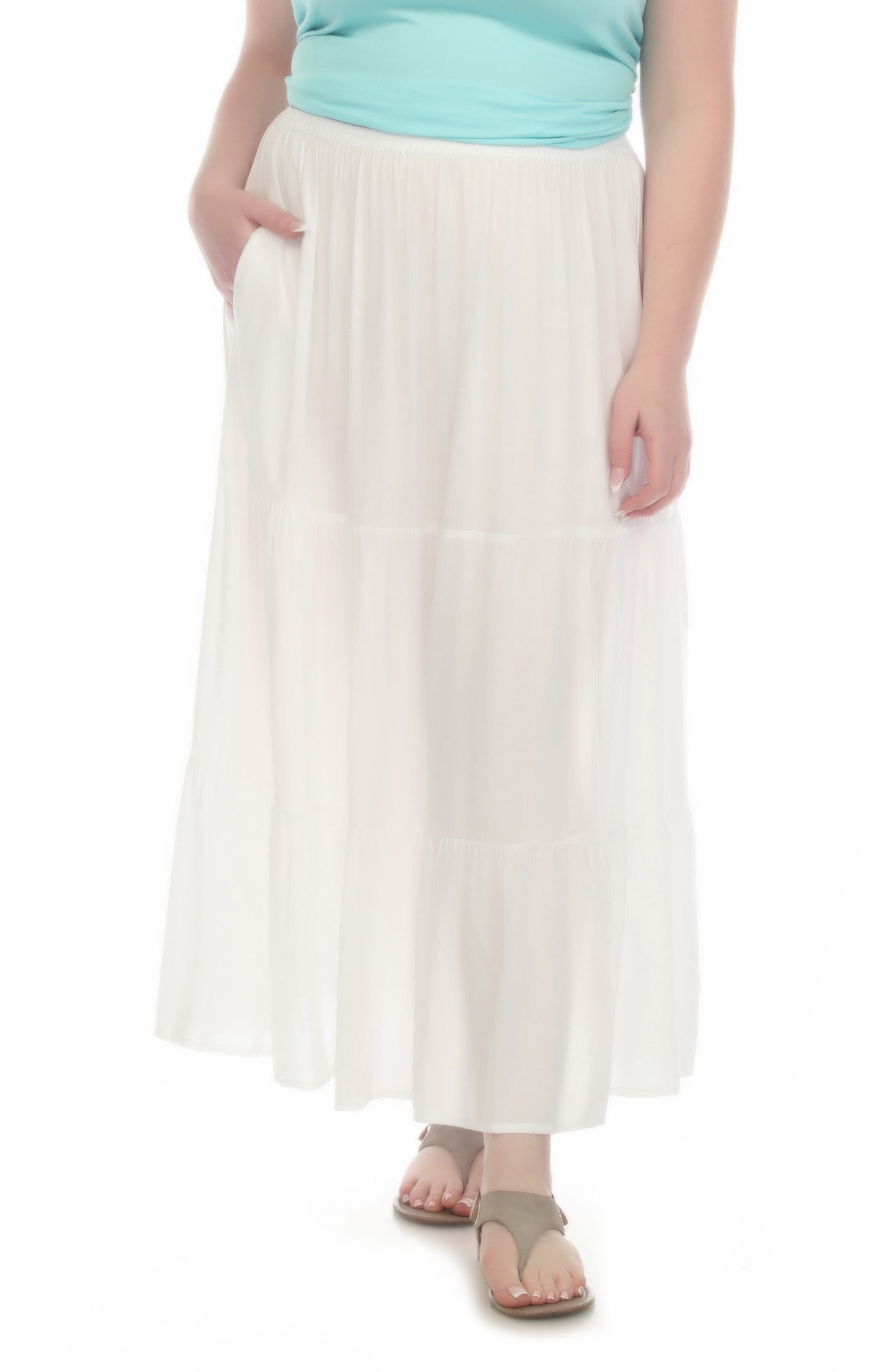 Tiered Maxi Skirt - image 3