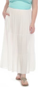 BOHO ME Tiered Maxi Skirt