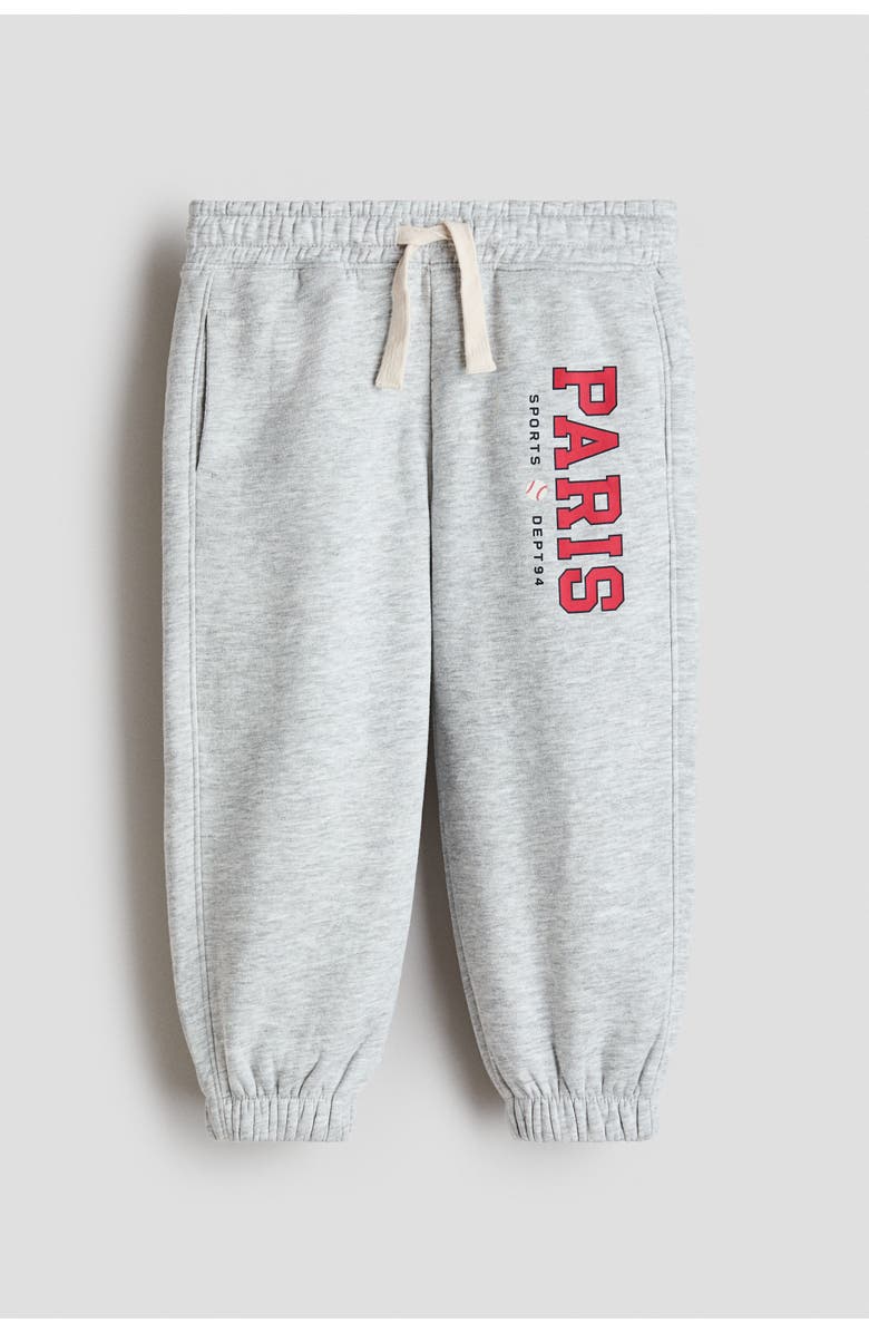 H&M Embroidery-detail Joggers, Main, color, 