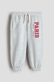 H&M Embroidery-detail Joggers