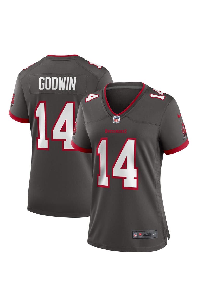 Women's Nike Chris Godwin Pewter Tampa Bay Buccaneers Alternate Game Jersey, Main, color, Pewter