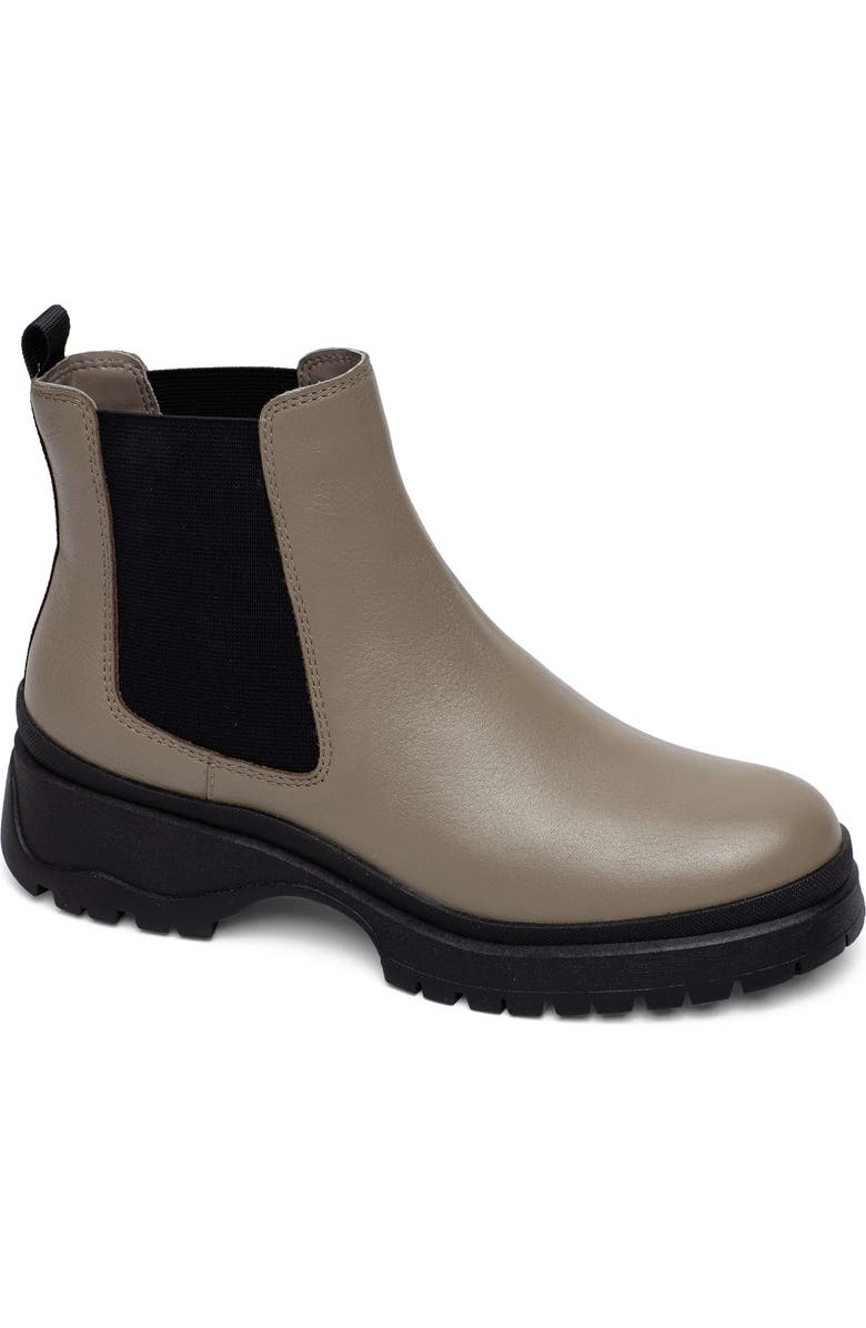 Linea Paolo Tokio Lug Sole Chelsea Boot, Main, color, Walnut