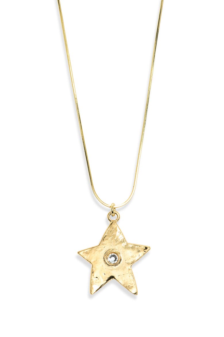 Star Bright Necklace, Main, color, GOLD