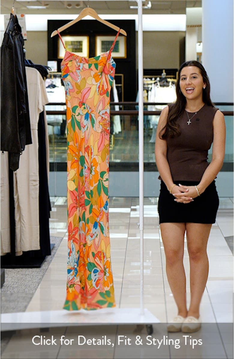 Janeiro Floral Maxi Dress, sales video thumbnail