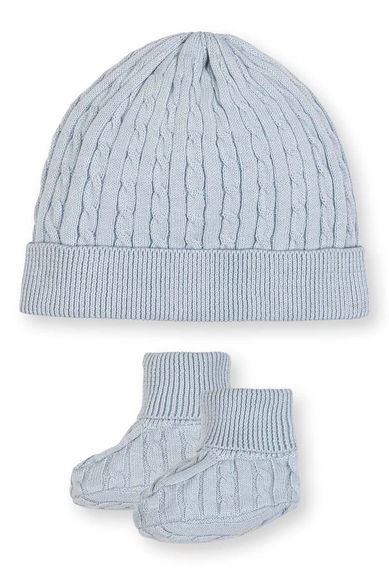 Baby Organic Cotton Peter Pan Collar 4-piece Gift Set, Alternate, color, Pale Blue