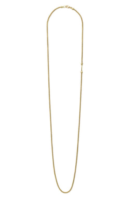 Lagos 18k Gold Popcorn Caviar Chain Necklace In Gold