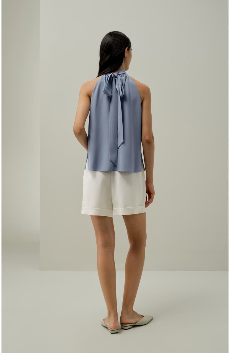 Lilysilk Halter Neck Top, Alternate, color, Crystal Blue