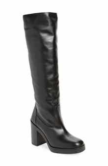 Stuart Weitzman Bethenny Block Heel Tall Boot