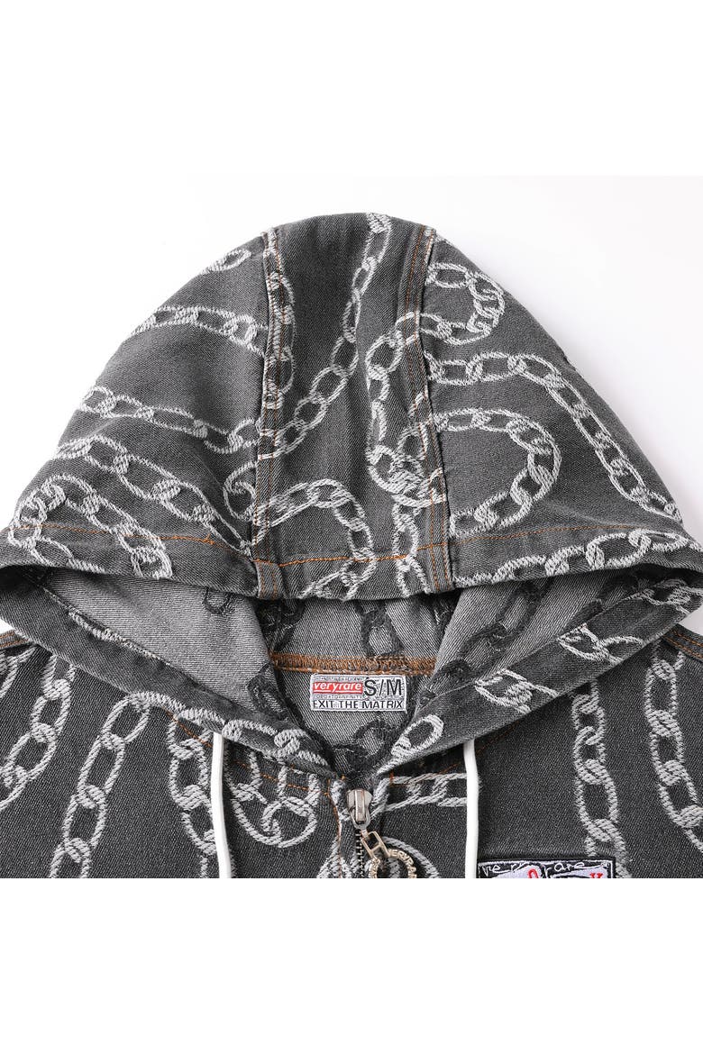Chains Hoodie, Alternate, color, Grey