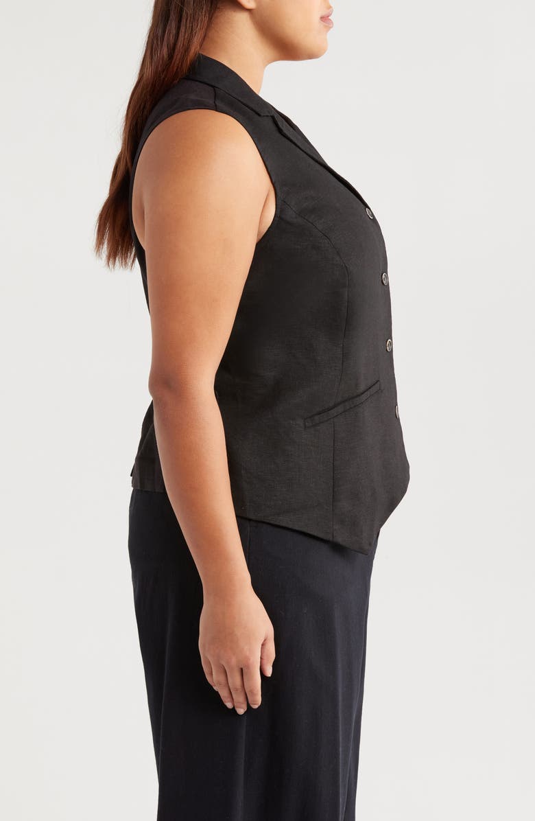 Universal Standard Linen Blend Vest, Alternate, color, 