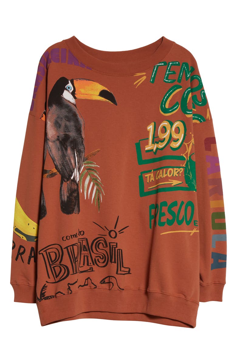 FARM Rio Graphic Sweatshirt, Alternate, color,