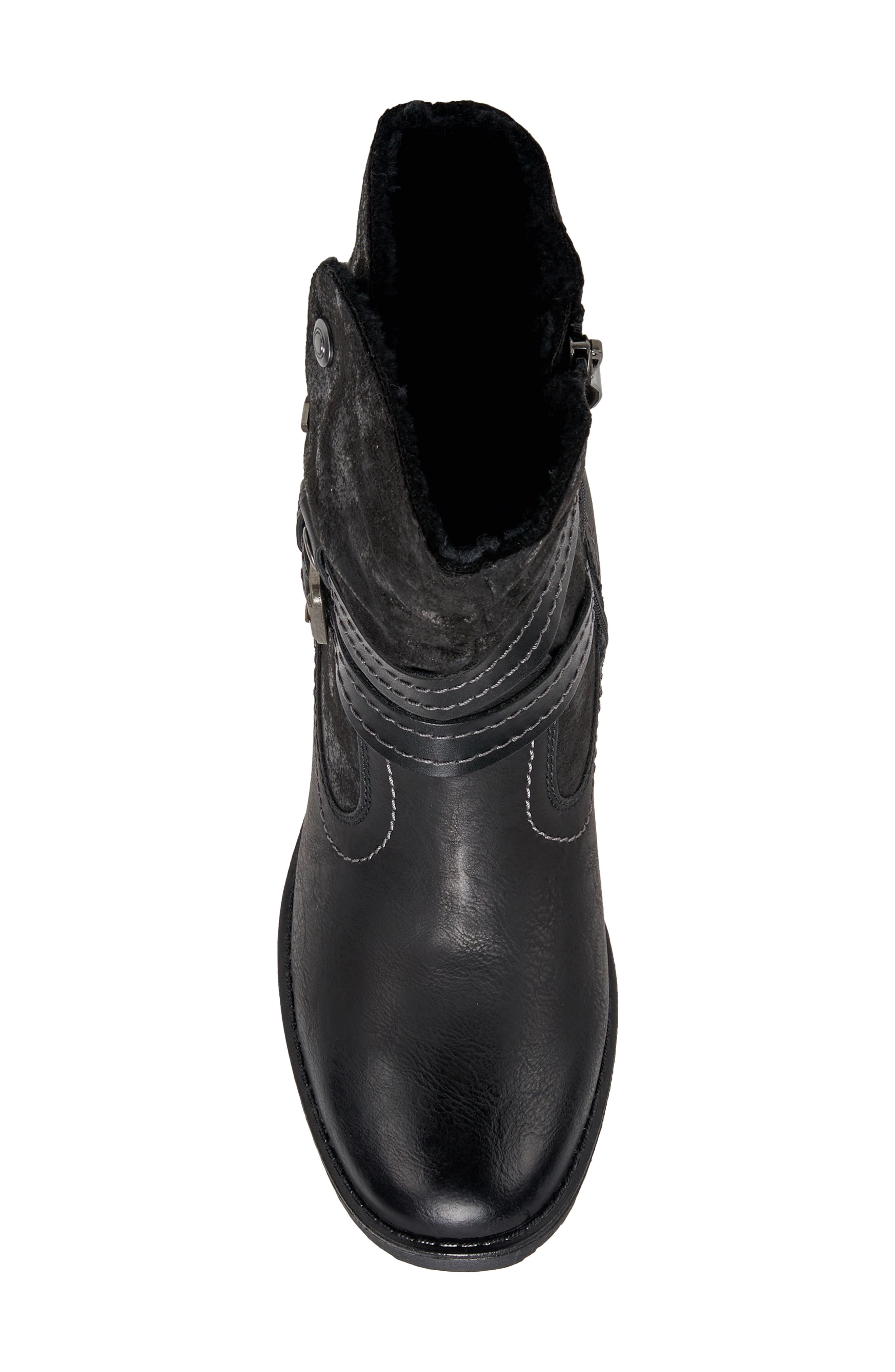 Spring Step Boisa Faux Fur Bootie, Alternate, color, 