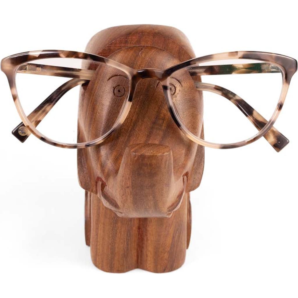 Matr Boomie Elephant Eyeglass Holder Stand In Brown