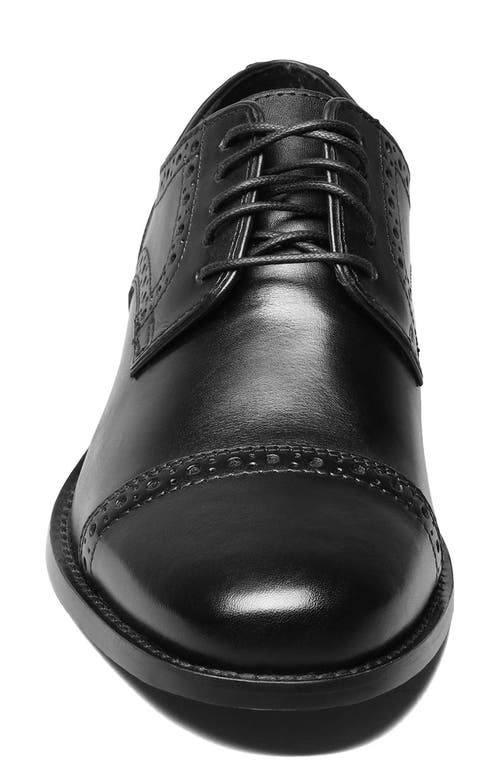 Nunn Bush Nelson Cap Toe Derby In Black