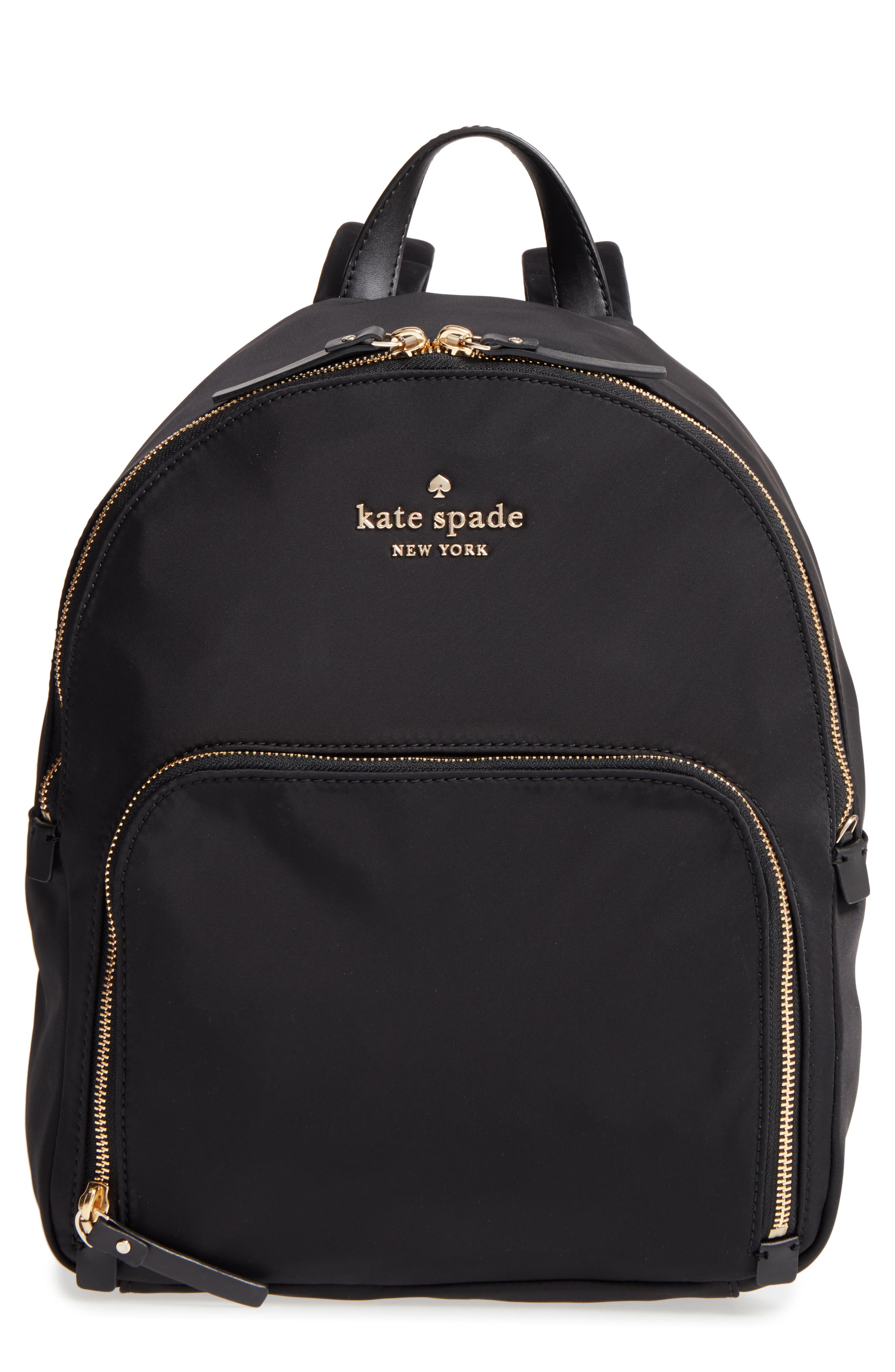 watson lane - hartley nylon backpack, Main, color, BLACK