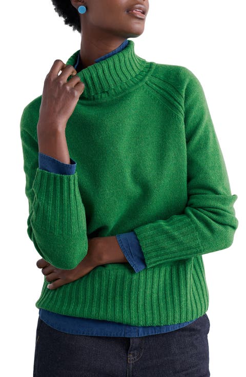 Basset Cove Merino Wool Blend Turtleneck Sweater