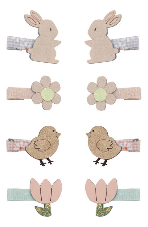Kids' Easter 8-Pack Mini Hair Clips