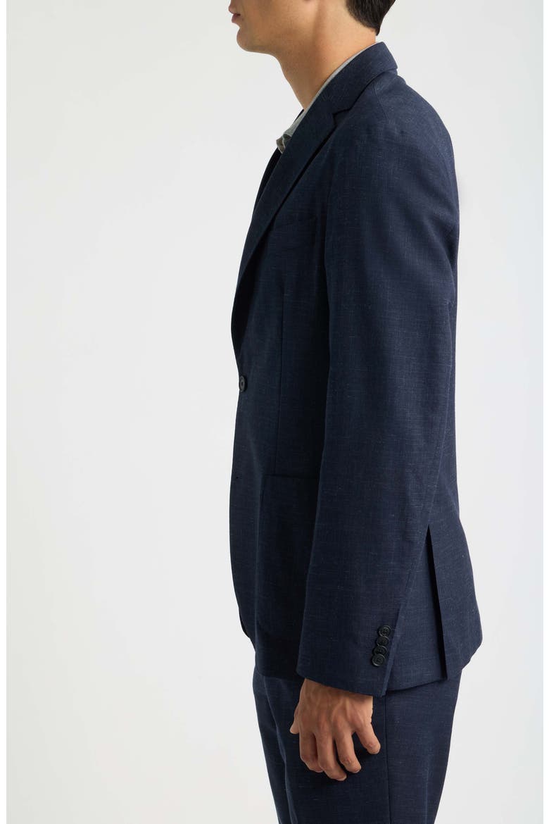 Hanry Wool and Linen Sport Coat, Alternate, color, DARK BLUE